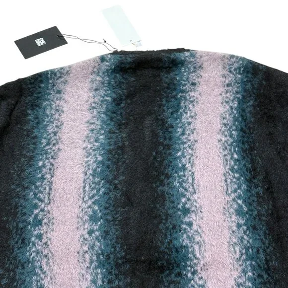 FA World Entertainment F*cking Awesome Fuzzy Knit Sweater Pink Black Medium